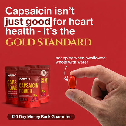 Advanced Vascular Support with Karmyy Capsaicin Softgels
